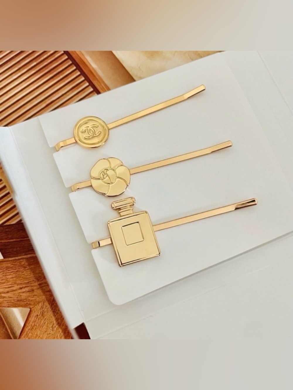 Authentic Chanel Hair Pin Set Limited Edition